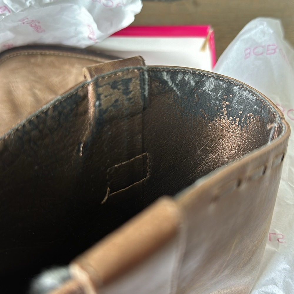 BCBGirls Women’s Taupe Crazy Horse Size 7.5 Boot - Picture 12 of 13